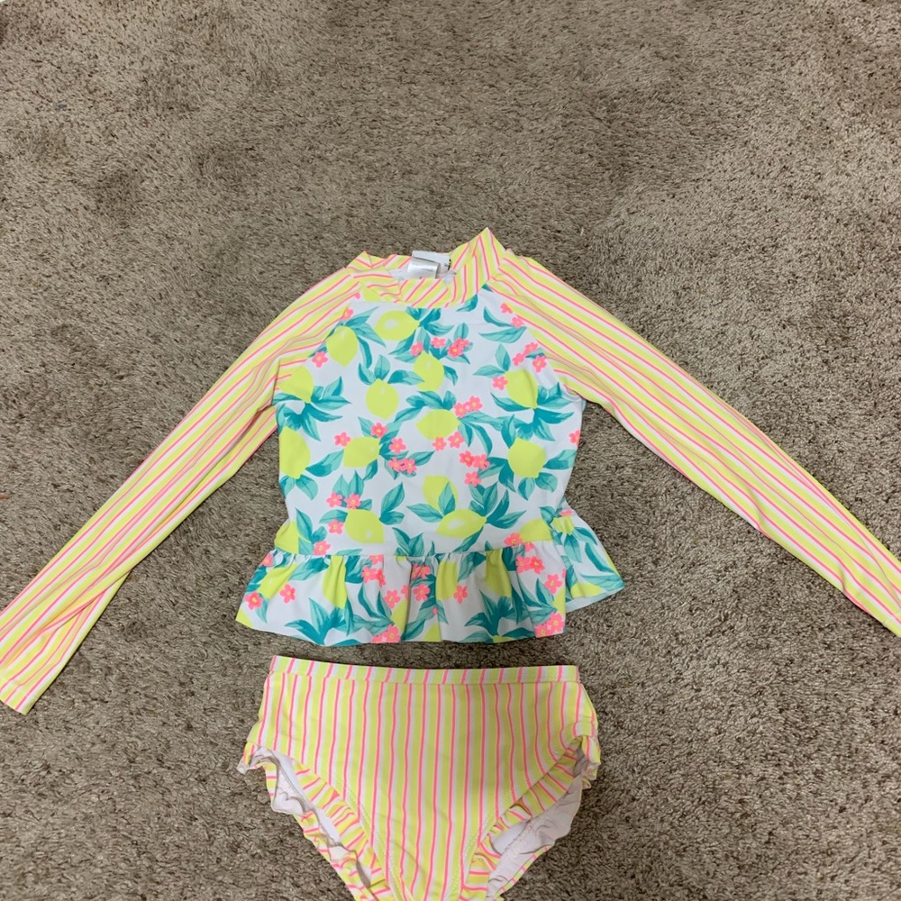 Girl two piece swim